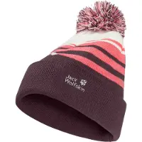Jack Wolfskin Stripy Pompom Beanie