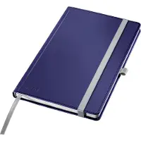 Leitz Style notesbog A5 linjeret med hardcover Titan blå