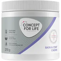 Concept for Life Skin & Coat Supplements Chews - ActivBiome+ blanding: 2 x 270 g