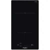 Whirlpool WS Q0530 NE - Induktions kogeplade - 2 plader - Niche - bredde: 27.5 cm - dybde: 49 cm - rammeløs - sort