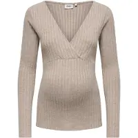 ONLY Maternity Shirts 'OLMLola' mokka