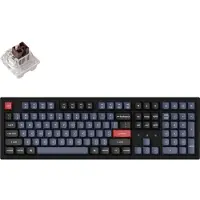 Keychron K10 Pro QMK/VIA Wireless RGB Hot Swap K Pro Brown - Gaming Tastatur - Nordisk - Sort