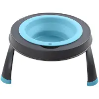 Dexas POPWARE FÖR PETS SINGLE ELEVATED PET MATHER GRÅ/BLŠLARGE/4 CUP CAPACITY (PW140432312)