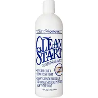 Chris Christensen Clean Start Clarifying Dog Shampoo - Pro-Vitamin formel, der ikke vil fjerne pelsen! Fjerner produktopbygget voks, olie og snav
