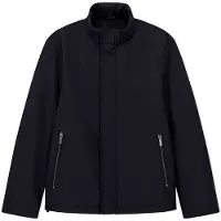 Armani Exchange A|X Armani Exchangetil mænd. XM001579AF16926UB101 Lang frakke med høj krave og skjult lukning Essential marineblå (XL), Casual, Polyester
