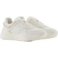 Armani Exchange A|X Armani Exchangetil kvinder. XW001617AF17443M0107 Sneakers i læder Equip hvid (40), Fast, Blonder, Casual