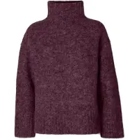 Selected Pullover burgunder