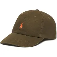 Ralph Lauren Polo Ralph Laurentil kvinder. 211912843006 Den ikoniske olivengrønne kinesiske kasket i bomuld (OSFA), Casual