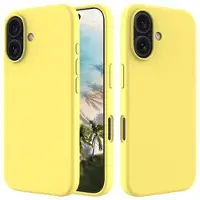 Mtp Products iPhone 16 Liquid Silikone Cover - Gul