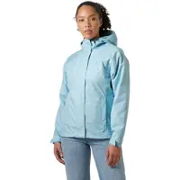 Helly Hansen Seven J, regnjakke, dame, lyseblå