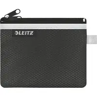 Leitz WOW Travel Small - Etui for personal belongings / ID / credit cards / cable / cash / earphones - nylon - sort