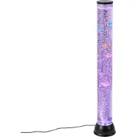 QAZQA Boblerør sort 90 cm inkl. LED RGB - Zoop