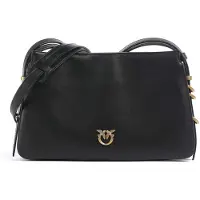 Pinko Skuldertaske 'TRIPLET MINI VITELLO MORBIDO 105883 A0QO' sort