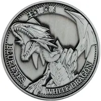 Fanattik Begrænset Udgave Yu-gi-oh! Blue-eyes White Dragon Samlermønt
