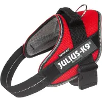 Julius-K9 K9 IDC POWAIR sele, Str.: 0, rød, 58-76 cm