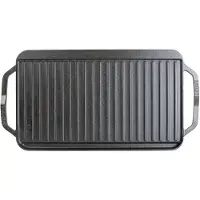 Lodge Chef collection vendbar stege- og grillplade 50x25 cm