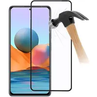 Mtp Products Full Cover Xiaomi Redmi Note 10 Pro Skærmbeskyttelse Hærdet Glas - Sort