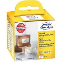 Avery-Zweckform Shippingetiket 101x54 mm hvid permanent med 220 stk. etiketter pr./rulle