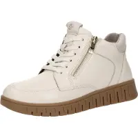 Caprice Bootie, white, made of Leather without heel, Size 36