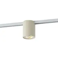 QAZQA Moderne beige spotlight til 1-faset skinnesystem - Iconic Rondoo Up