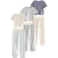 Next Nattøj beige / marin / grå-meleret