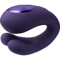VIVE Yoko - Triple Action Vibrator Dual Prongs with Clitoral Pulse Wave