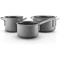 Eva Trio Grey Line grydesæt 3 dele