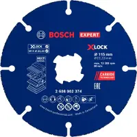 Bosch Expert Multi Material 115 X 22.23 Mm X-lock Multiværktøj Skæreskive