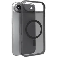 Puro Daylight Magsafe-kompatibelt silikoneetui til iPhone 17 Air - Gennemsigtig sort