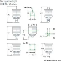 Dhr Dhr35 112.5º Bagbordslys