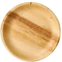 Papstar 87960 - Tallerken - Rund - Palmeplanter - Brun - Mønster - 25 stk (87960)