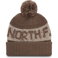 The North Face - Huer - Retro Cabin Beanie Smokey Brown White Dune til Unisex - Brun