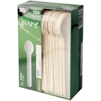 Papstar 88067, Engangssuppeske, Papir, Hvid, FSC, 15,5 cm, 100 stk