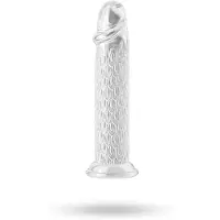 Vuxen Gode Scales Clear Dildo 18,5 cm