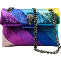 Kurt Geiger Kurt Geigertil kvinder. 4550969109 Mini Kensington skuldertaske i flerfarvet ruskind (OSFA), Casual