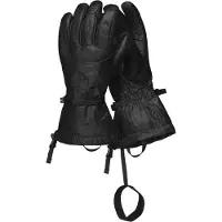Norrøna - Skihandsker - Trollveggen Gore-Tex Gloves Caviar til UnisexUld - Størrelse S - Sort