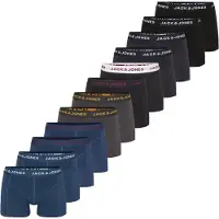 Jack & Jones Boksershorts 'JACBOLT' navy / basalgrå / mørkegrå / sort