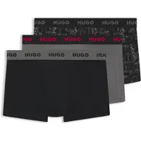 HUGO Pakke med tre underbukser i bomuld med stræk og linning med logo