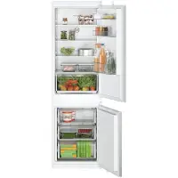 Bosch Serie | 2 KIN86NSE0 - Køleskab/fryser - bund-fryser - til indbygning - niche - bredde: 56 cm - dybde: 55 cm - højde: 177.5 cm - 260 liter - Klasse E