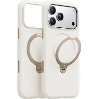 Torras iPhone 17 Pro Max Ostand Q Pro MagSafe Cover - Elfenben