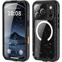 Mtp Products iPhone 17 Pro Shellbox M Series IP68 vandtæt cover - dykkercover med MagSafe-kompatibilitet - Sort