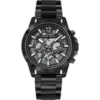 Police Analogt ur 'Vertigo' sort / sølv / hvid