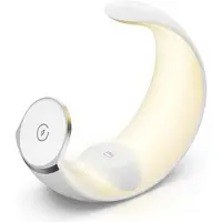 Mtp Products 3-i-1 magnetisk trådløs oplader m. natlys - 15W