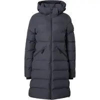 Superdry Superdrytil kvinder. W5011982A City Mid jakke mørkegrå (XS), Casual, Polyester