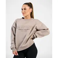 MM Sports Sweater Wmn Varsity, Taupe - M
