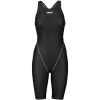 Arena Sportsbadedragt 'POWERSKIN ST NEXT OB' lysegrå / sort