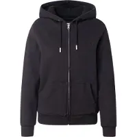 Superdry Superdrytil kvinder. W2012323A Borg Lined Ziphood sort (XL), Casual, Bomuld, Lange ærmer