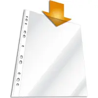Durable - Arkbeskytter - for A4 (210 x 297 mm) - gennemsigtig, Krystalklar (pakke med 100)