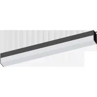 Opple Lighting LEDLinear-Fiji L600 12W-830/840-BL, Rektangulær, Hvid, Polykarbonat (PC), IP44, I, IK02