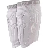 G-Form Benskinner V2 - Hvid/Sølv, størrelse Medium